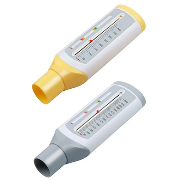 Peak Flow Meter with Color-Coded Indicators - 2 Sizes - Rossmax