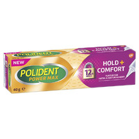 Polident Hold + Comfort Denture Adhesive Cream (40gm)