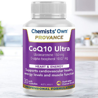 Chemists' Own Provance CoQ10 Ultra (30Caps)