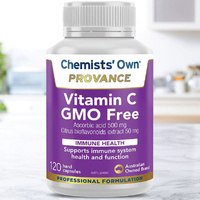 Chemists' Own Provance Vitamin C GMO Free (120-Capsules)