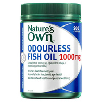 Nature"s Own Odourless Fish Oil 1000mg (200Caps)