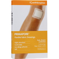 PRIMAPORE Flexible Fabric Dressings (8.3x6cm) 5PK