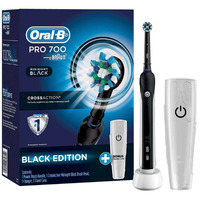 Oral-B PRO 700 Black Cross Action Electric Toothbrush