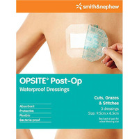 OPSITE Post-Op Waterproof Dressings (9.5x8.5cm) 3PK