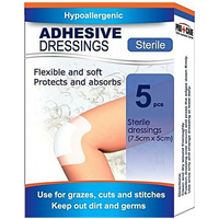 PRO+CARE Hypoallergenic Adhesive Dressing (7.5x5cm) 5PK