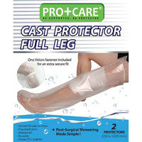 PRO+CARE Waterproof Cast Protector Full Leg (2PK)